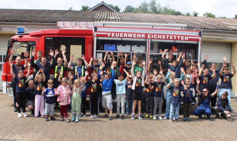 Geschicklichkeit war gefragt – Ferienspielaktion bei der Jugendfeuerwehr Eichstetten machte viel Spaß