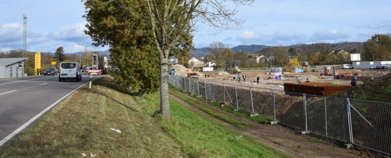 Am Emmendinger Ortseingang hat die Firma Inomed mit ihrem Neubau-Projekt begonnen