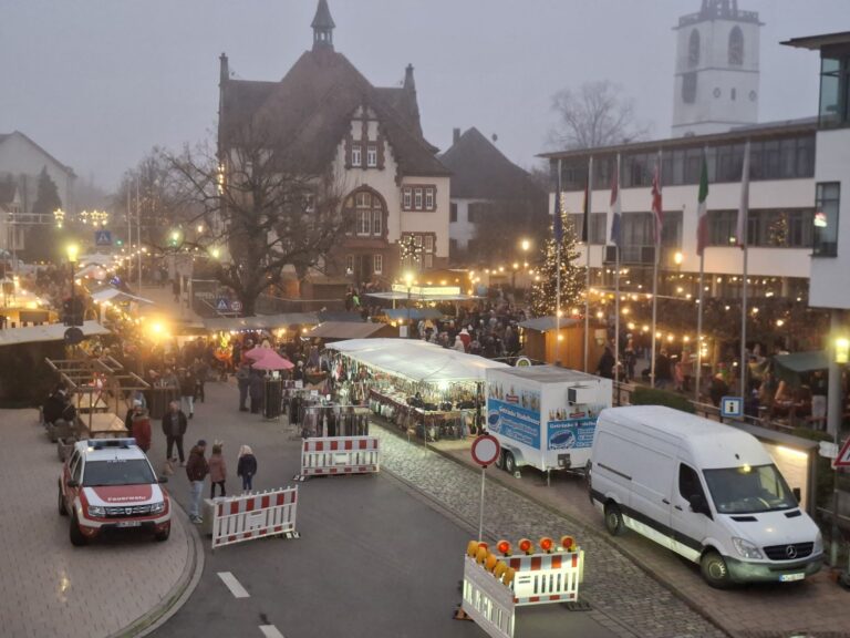 Weihnachtlicher glitzernder Budenzauber
