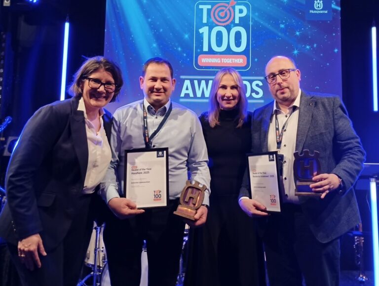 Auszeichnung in Schweden: Grafmüller Landmaschinen verkauft europaweit die meisten Husqvarna-Handgeräte
