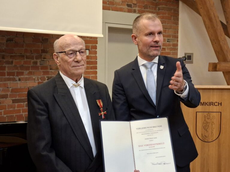 Bundesverdienstkreuz für Fredy Herz