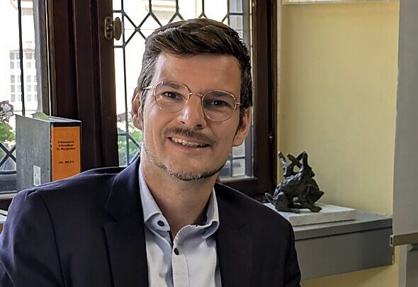 Staufens Bürgermeister Benjamin Bröcker