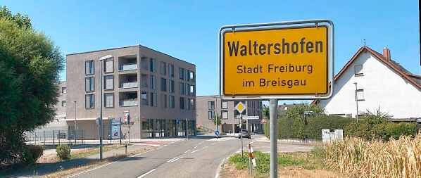 Das Baugebiet Niedermatten in Freiburg-Waltershofen