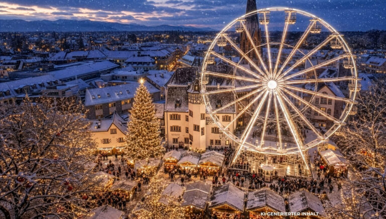 Runden drehen über Emmendingen: „Märchenhaftes Weihnachten“ bekommt ein 40 Meter hohes Riesenrad